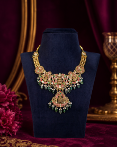 Antique Lakshmi Temple Gold Necklace