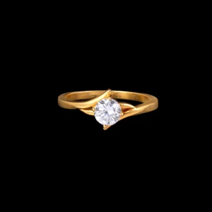 Solitaire Diamond Gold Ring