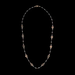 Oval Station Designer Gold Chain