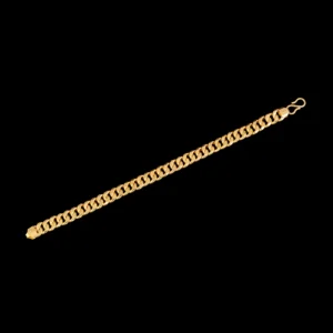 Slim Curb Link Gold Bracelet