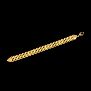 Heavy Cuban Link Gold Bracelet