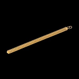 Flat Curb Gold Bracelet