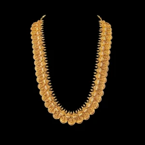 Classic Kasu Mala Long Gold Haram