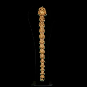 Traditional Lakshmi Motif Gold Jada