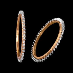 Slim Tennis-Style Diamond Bangles