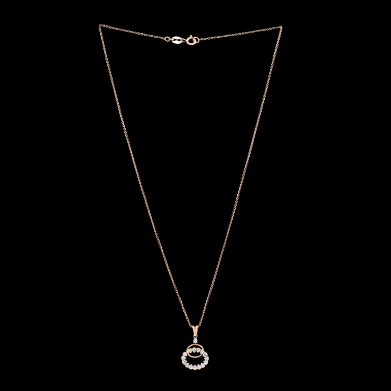 Oval Diamond Black Beads Mangalsutra