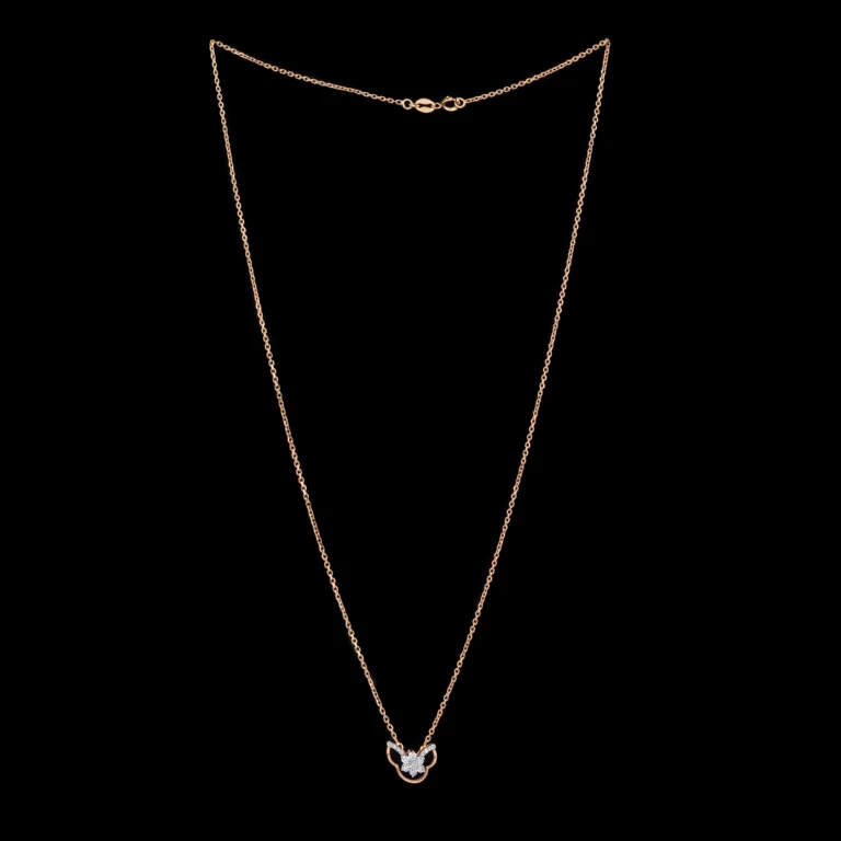 Heart Diamond Black Beads Mangalsutra