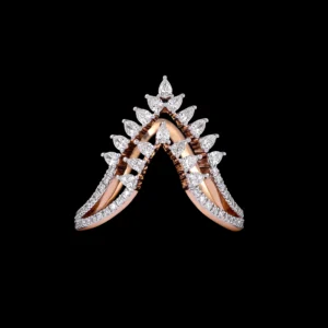 Tiara Marquise Diamond V-Shaped Ring