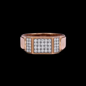Men's Broad Pavé Diamond Ring
