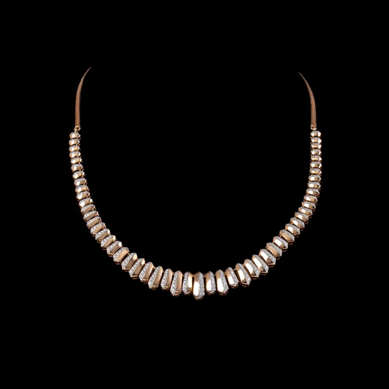 Minimal Diamond Collar Necklace
